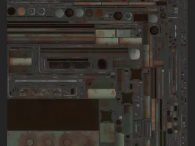 Industrial Object 03 Low-poly 3D model Low-poly 3D model