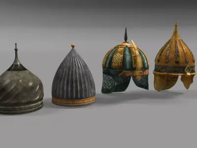 Old Helmet 3D model