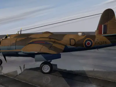 Martin Marauder Mk-1A - RAF 3D model