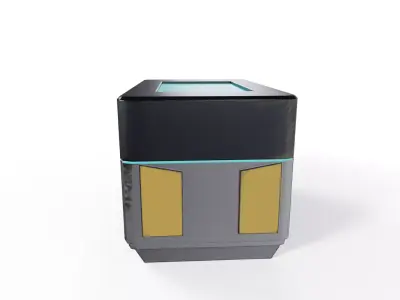 Sci-Fi Storage Loot Crate 03 - PBR Game Ready 3D model
