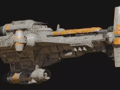 Hammerhear Corvette 3D model