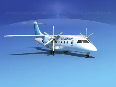 Dornier Do-328-130 Devon Air 3D model
