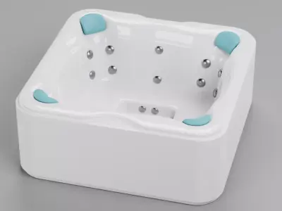 -Hot Tub- Low-poly 3D model