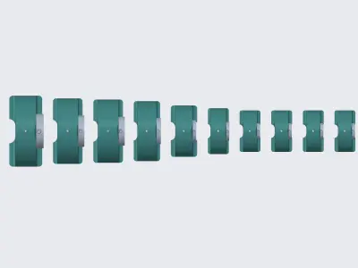 Ball Bearing Cast Iron Bottom Mount Free 3D model