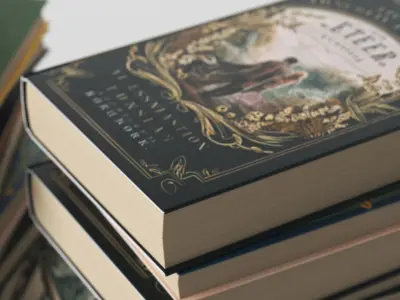 Horror Books Pile 3D model