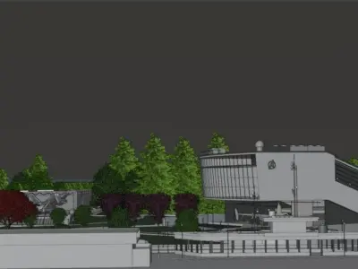 Avengers Compound 3D model 3D model