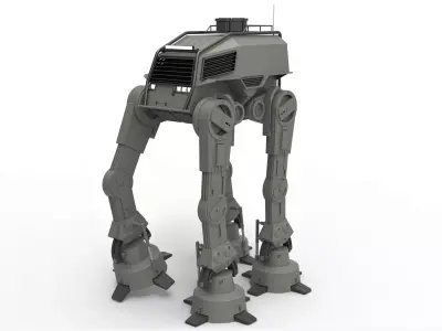 Concept walker for zombie apocalypses 2 3D model