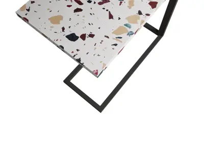 Terrazzo x Carrie Side Table Free low-poly 3D model