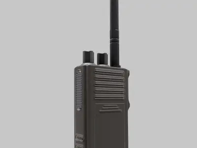 Walkie-Talkie Low-Poly Low-poly 3D model