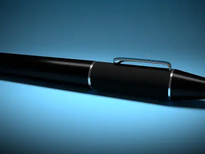 Black Pen Free 3D model purchase