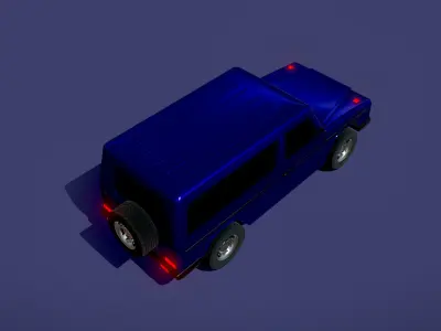 Mercedes G Class 1985 Low-poly 3D model