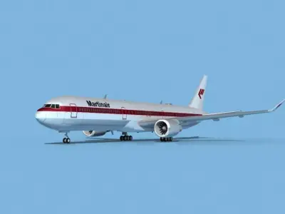 Boeing 767-400 Martinair 3D model