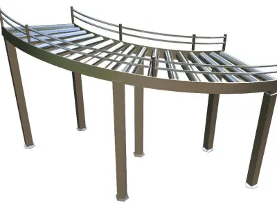 Arc Conveyor Low-poly 3D model