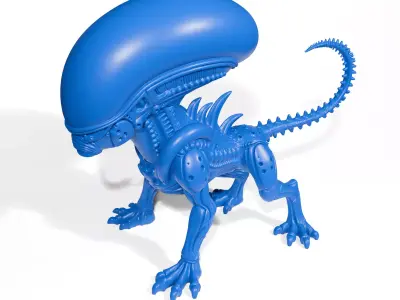Alien dog 2 3D print model