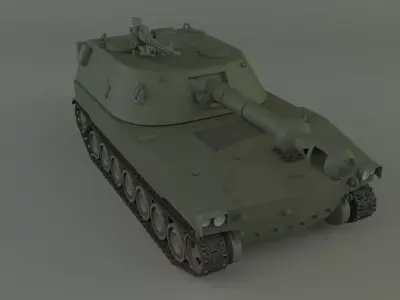 m109 howitzer tank 3D model