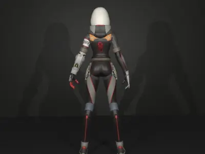 ace force silver 3D model