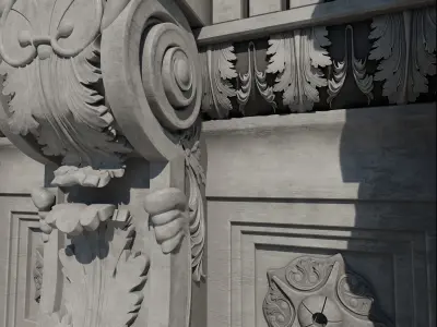 corbel console 3D model