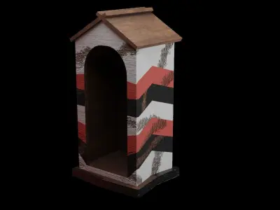 Bird Nest Game Ready - Low Poly  Low-poly 3D model