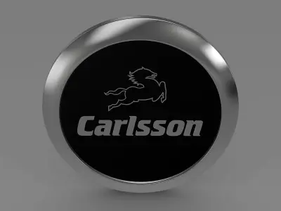 Carlsson logo 3D model
