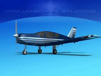 Socata TB-20 Trinidad V04 3D model