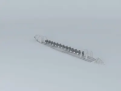 Embraer Erj 145 interior Free 3D model