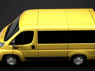 Ram Promaster Window Van 1500 LR 118WB 2020 3D model