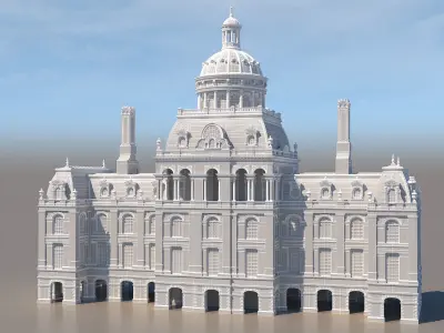 Grand palace 3D model