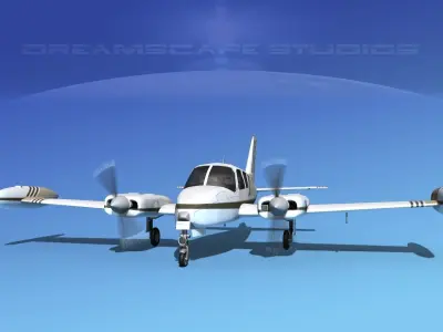 Cessna 310 V03 3D model