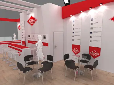 Exhibition Stand - ST0047 3D model