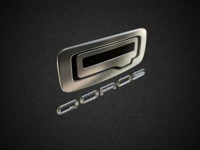 qoros logo 3D model
