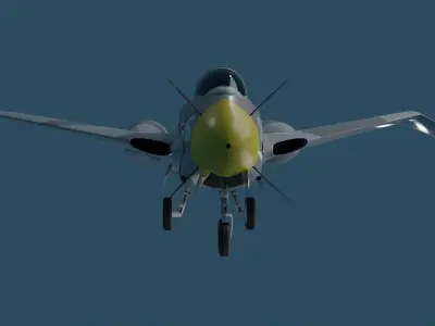 Heinkel HE P 1097 B II 3D model