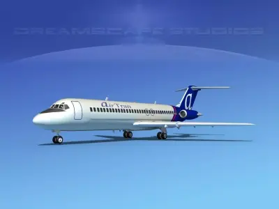 Douglas DC-9-30 AirTran Airways 3D model