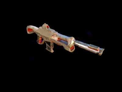 Phantom Assault Weapon Free low-poly 3D model