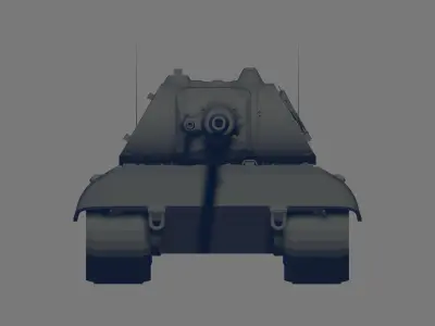 E 100 Tank 3D model