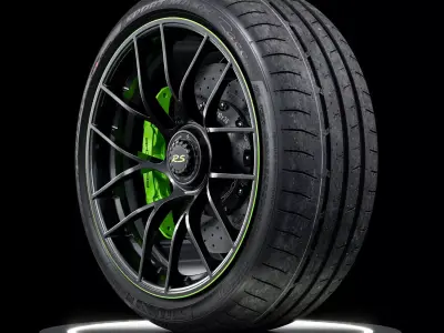 Dunlop Sport Maxx Race 2 265 35 20 3D model