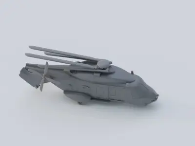 NH90 NFH navy helicopter 3D print model