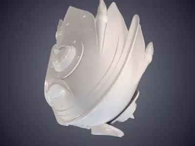 Horned Warrior Helmet PM-887 3D print model