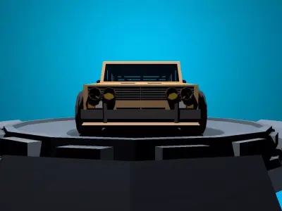 Tuning Lada 2106 Free low-poly 3D model