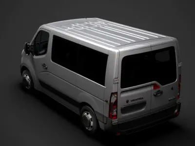 Vauxhall Movano L1H1 WindowVan 2020 3D model