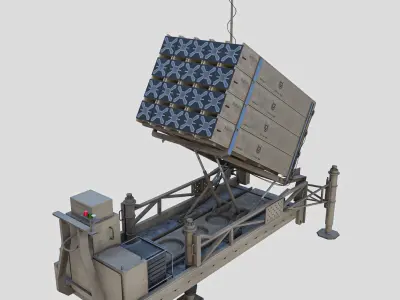 Iron Dome Low-poly 3D model