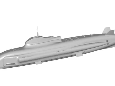 Submarine 3D model