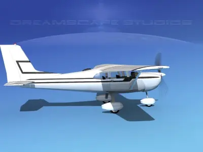 Cessna 175 Skylark V05 3D model