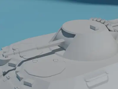 High poly BTR-80 3D model