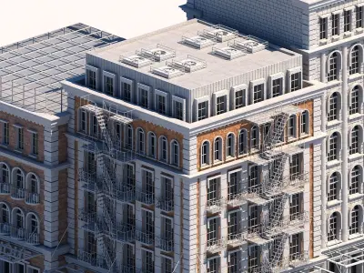 Commercial Building 102 3D model