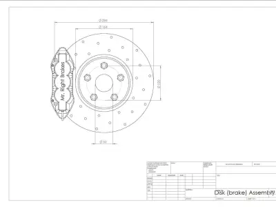 Disc Brake 3D model purchase
