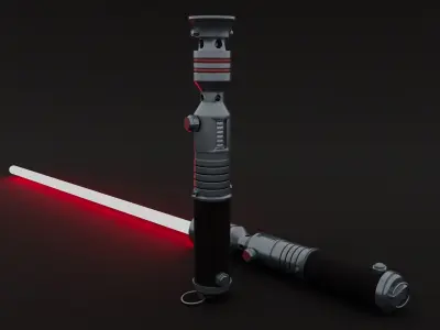 Light Saber Low-poly 3D model