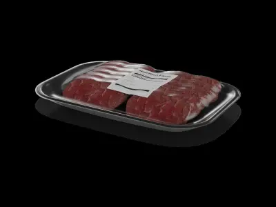 Deli sausages Roast Beef 3D model