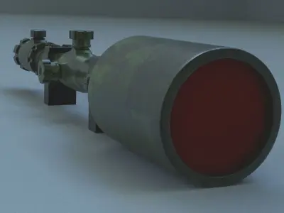 sniper telescopic Free 3D model