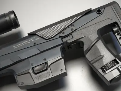 TTS Xceed sniper rifle Low-poly 3D model