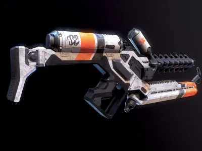 Arc Gun District9 3D model